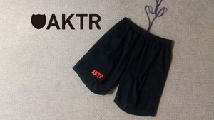 ★中古★アクター ハーフパンツ ショーツ ブラック 黒 Sサイズ メンズ スポーツ ファッション ストリート バスケット 部活 AKTR