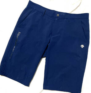 夏向け★DESCENTE GOLF デサントゴルフ★薄手 ストレッチ　ひざ丈ハーフパンツ★W９２~９４cm位★メンズＬLサイズ位★全国送料２３０円