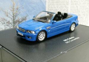 ★レア絶版*ディーラー限定*Minichamps PMA*1/43*BMW M3 Cabrio ラグナセカブルー*開閉