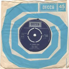 英7" Tom Jones Im Coming Home F12693 Decca /00080