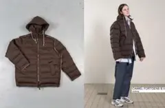 CAMIEL FORTGENS 90s PUFFER ダウンジャケット M 茶