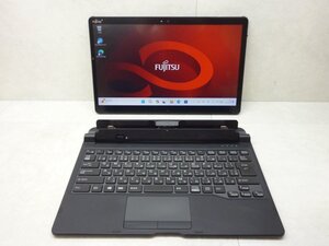 ☆1円☆第8世代☆富士通☆ARROWS Tab Q739/AB☆Core i5 1.60GHz/4GB/SSD128GB/高解像度1920×1080/無線/Bluetooth/カメラ/Office/Win11☆