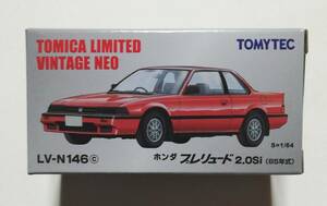 即決！ トミカ リミテッド ヴィンテージ ネオ LV-N146c ホンダ プレリュード 2.0 Si 85年式 (赤) 新品・未使用品