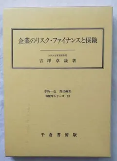 企業のリスク・ファイナンスと保険