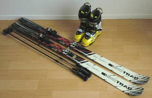 ■■即日発送OK■送料無料■即決■SKI TRAB＋SCARPA■山スキー4点セット■板164/靴27.5■山スキー・バックカントリー■■