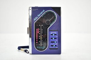 SANYO JJ-F3 ポータブルカセットプレーヤー[サンヨー][CASSETTE PLAYER][昭和レトロ][当時物]2M