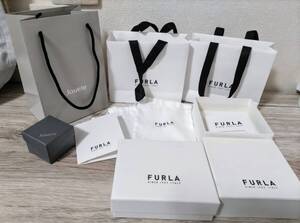 大阪駅にて手渡し送料無料☆FURLAフルラ Juoeteジュエッテ ショッパー、小箱、巾着*ブランド袋、白、プレゼント