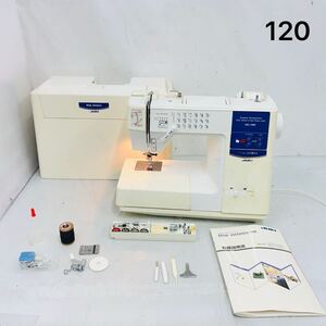 12SD120 JUKI コンピュータミシン HZL-7800 ザ・ミシン ハイパワー 通電OK 中古 現状品 動作未確認