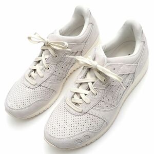 A05165CR1 未使用品 asics/GEL-LYTE 3 OG スエードレザー スニーカー 【サイズ：27.5cm】 クリーム 1201A050 ゲルライト アシックス 