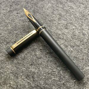 PE2127□SHEAFFER シェーファー 万年筆 TARGA タルガ ペン先 14K M マットブラック 筆記未確認 ★やや難あり