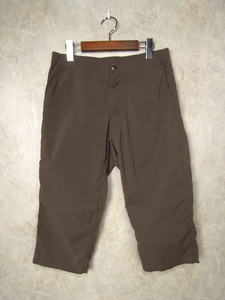 THE NORTH FACE Stretch Trail 3/4Pant◆メンズSサイズ/ブラウンカーキ/クロップド/クライミングパンツ/NT52055