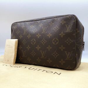 美品 ルイヴィトン LOUIS VUITTON トゥルーストワレット28 モノグラム ポーチ バニティ モノグラム 