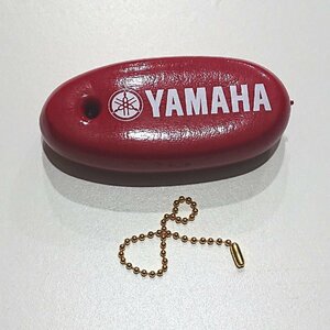 YAMAHA ロゴ 入り フローティング キーホルダー 【赤】 浮きます!守ります♪ レッド ヤマハ