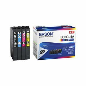 【新品】エプソン ビジネスインクジェット用 インクカートリッジ(4色パック)/標準インク IB07CL4A