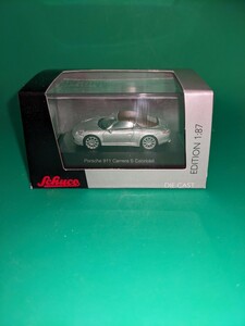 シュコー 1/87 ポルシェ 911 カレラ シルバー Schuco Porsche 911　Carrera　S Cabriolet