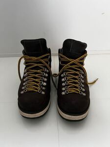 VISVIM SERRA US8 26cm Brown 中古 ヴィズヴィム セラ レザー マウンテン ブーツ 茶色 藤原ヒロシ