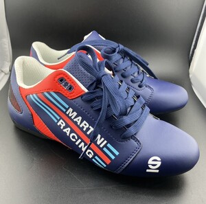 未使用！ SPARCO MARTINI RACING スパルコ マルティーニレーシング ドライビングシューズ SL-17 サイズ：24.4～25.0cm 定価2万円