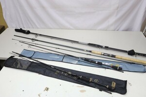 Daiwa トライフォース TRiFORCE-X TF-X 1002MHRS-V/DO ライトショアジグ 1062MH 他 4本まとめて 釣り竿 ロッド(F-A5664)