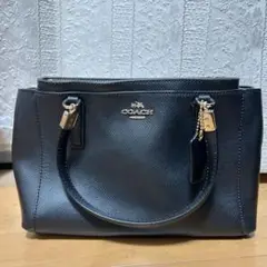 COACH ブラック ショルダーバッグ