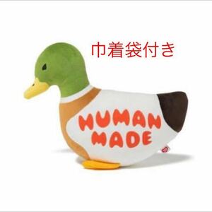 【新品】巾着袋付き HUMAN MADE DUCK PLUSH DOLL ヒューマンメイド カモ クッション ぬいぐるみ Nigo