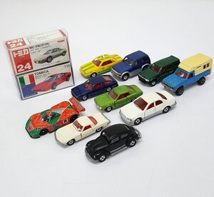 《現状品》トミカ 日本製 まとめ 外国車シリーズ/フェラーリ 308GTB 赤箱/トヨタ MR2 プロトタイプ 他《おもちゃ・60サイズ・福山店》O958