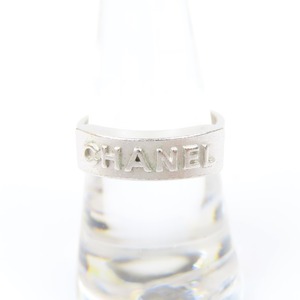 42225★1円スタート★CHANEL シャネル 極美品 リング ロゴ アクセサリー 指輪 シルバー 人気