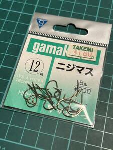 gamakatsu がまかつ ニジマス 茶 12号 15本入 未使用長期保管品 2024/03/28 出品M