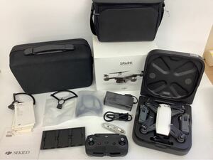 ◯営NI009-A7T100【埼玉発】DJI SPARK FLY MOR COMBO MM1A ドローン 専用ケース付き 通電動作未確認 2018年製 開封済み