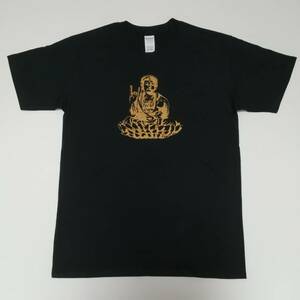 FUNK・仏陀・プリントTシャツ・黒・M