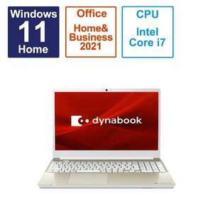 新品 Dynabook T6 P1T6WPEG 15.6インチ Core i7 1355U SSD256GB メモリ16GB Office 2021搭載 DVD±R Webカメラ Windows 11