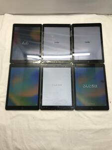 【ジャンク】6台セット　iPad 5th スペースグレイ A1823　MP1J2J/A 32GB【0612】