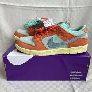 NIKE SB DUNK LOW PRO PRM ORANGE AQUA EMERALD US10.5 28.5cm 新品未使用 DV5429-800 ナイキSB ダンクロープロプレミアム 配色事典181