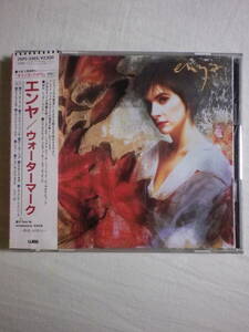 税表記無し帯 『Enya/Watermark(1988)』(1989年発売,25P2-2465,廃盤,国内盤帯付,歌詞対訳付,Orinoco Flow,Storms Of Africa)