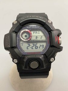 CASIO◆RANGEMAN/ソーラー腕時計/G-SHOCK/デジタル/ラバー/ブラック/GW-9400J-1JF