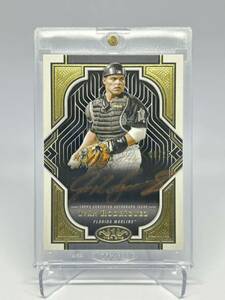 【1円スタート】2023 Topps Tier One Ivan Rodriguez Bronze Ink Autograph 25枚限定 直筆サインカード MLB Pudge I-Rod 殿堂入り Marlins