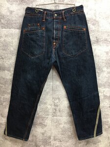 EVISU エヴィス PARIS パッチ バックポケット刺繍 デニムパンツ【4590-004】