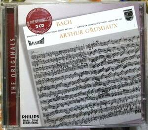 ★極稀2CD★Arthur Grumiaux Bach solo Violin Sonatas & Partitas グリュミオー バッハ 無伴奏ヴァイオリン ソナタ パルティータ