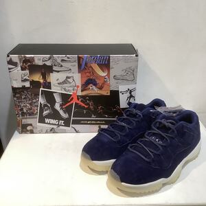 NIKE ナイキ Air Jordan 11 RetroLow Derek Jeter Re2pect エアジョーダン11 レトロ ロー デレク ジーター AV2187-441 サイズ27.5cm 609815