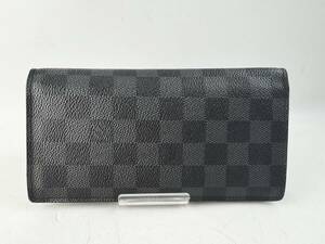 LOUIS VUITTON ルイヴィトン ダミエ グラフィット ポルトフォイユ ブラザ N62665 長財布 メンズ