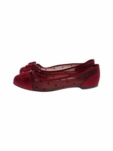 Salvatore Ferragamo◆シースルードットバレエシューズ/ヴァラ/フラットパンプス/UK6.5/RED/724119