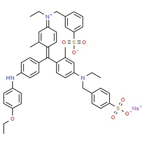 ブリリアントブルーG 5g 染色 染料 C47H48N3NaO7S2 有機化合物標本 試薬 試料