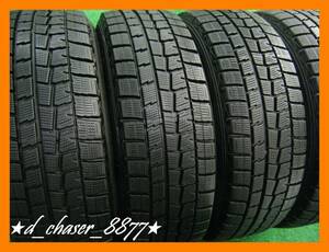 ■DL WINTER MAXX WM01■8-10分山 スタッドレス 185/60R15【4本】バリ溝★ゴムok★良品★ダンロップ★冬用タイヤ★185-60-15 84Q★画像多数