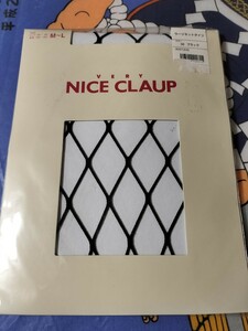 ナイガイ very nice claup ラージネットタイツ ブラック 網 