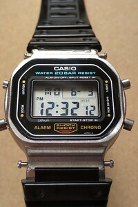 カシオ CASIO DW-5600 電池交換済み べゼル無し ジャンク REM機能付き901モジュール搭載 スクリューバック スピード オールドデジタル