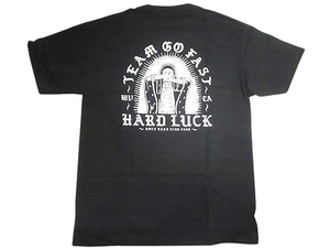 JB即決　HARDLUCK ハードラック LADY GO FAST GUADALUPE モノトーン ハーフ グアダルーペ Tシャツ 黒x白 ブラック Mサイズ　新品
