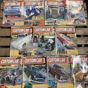 B2091　2008　11冊セット「CUSTOM CAR」カスタムカー　クラシックカー　英国車 カスタム 古本　雑誌 旧車　ビンテージ　自動車