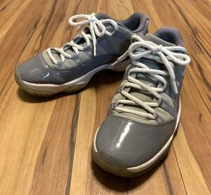 NIKE AIR JORDAN 11 RETRO LOW 27cm Cool Grey 送料無料 ナイキ ジョーダン 