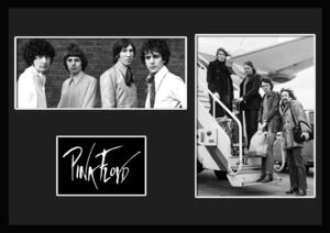 10種類!Pink Floyd/ピンク・フロイド/ROCK/ロックバンドグループ/証明書付きフレーム/BW/モノクロ/ディスプレイ(4-3W)