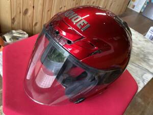 SHOEI JFOREⅢ ユーズド　Lサイズ　レッドメタリック　送料込