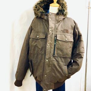 中古 ノース・フェイス THE NORTH FACE ゴッサム ダウンジャケット LTD HYVENT ハイベント サイズXL ダークブラウン メンズ　210110